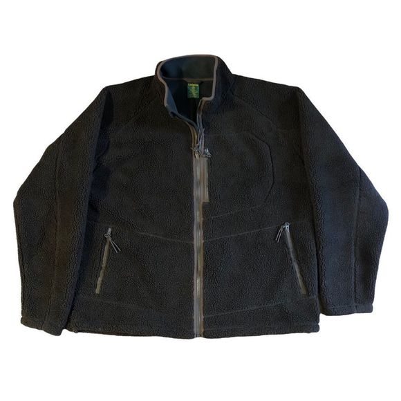 Cabela's Jackets & Coats Cabelas Mens Fleece Jacket Full Zip Dark